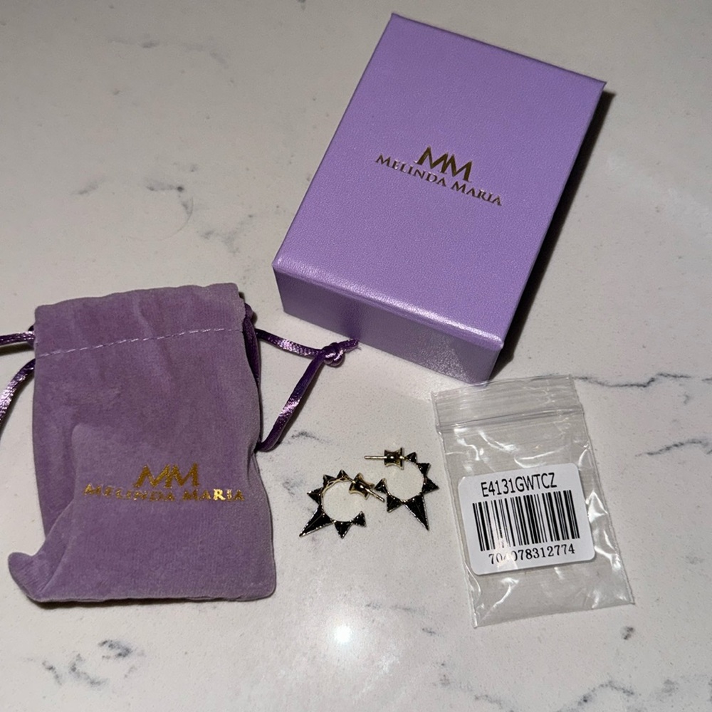 Brand new Melinda Maria earrings